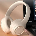 Noise Cancelling Headphones, Wireless Bluetooth Headphones, over Ear Headphones with Microphone, Khaki