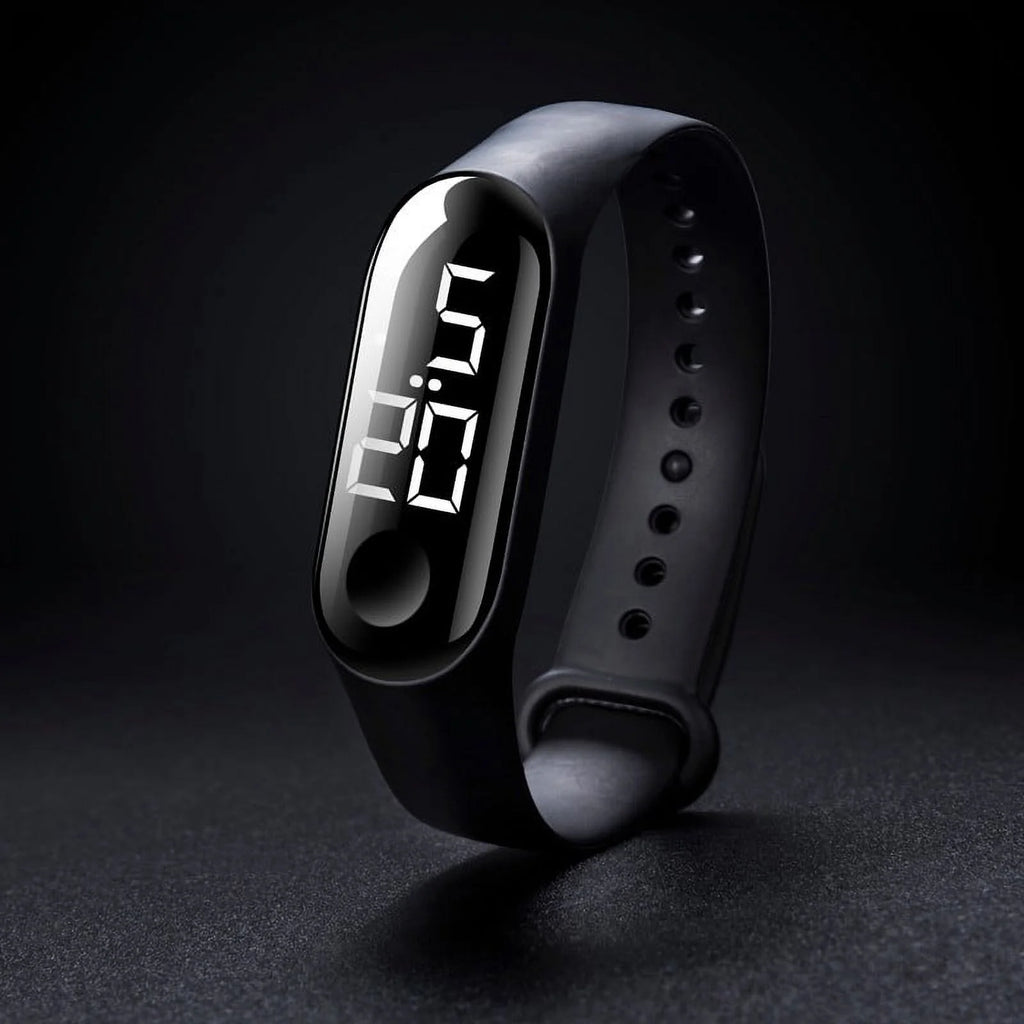 Led Electronic Sports Luminous Durable Watch Sensor Watches Men A158W and Women Watches Camping Watches for Men Digital Watch with Timer Wrist Watch with Timer