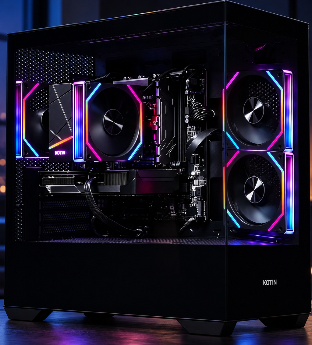 Gaming PC i5-14400F, RTX 5060 Ti 8G, 16GB DDR4, 1TB