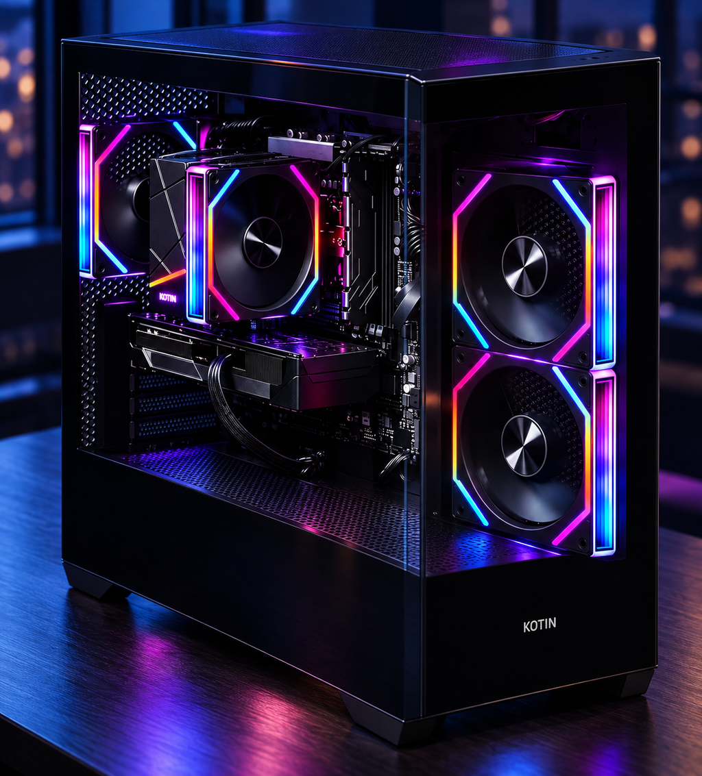 Gaming PC i5-14400F, RTX 5060 Ti 8G, 16GB DDR4, 1TB