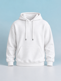 Sudadera blanca con capucha para hombre