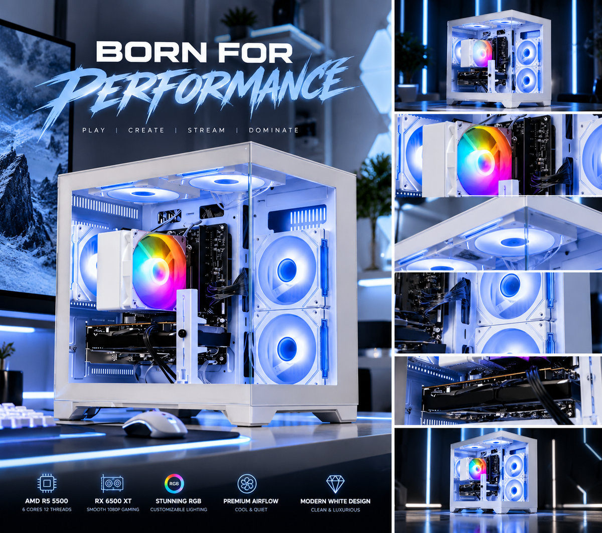 FrostByte X5500- RGB Gaming PC