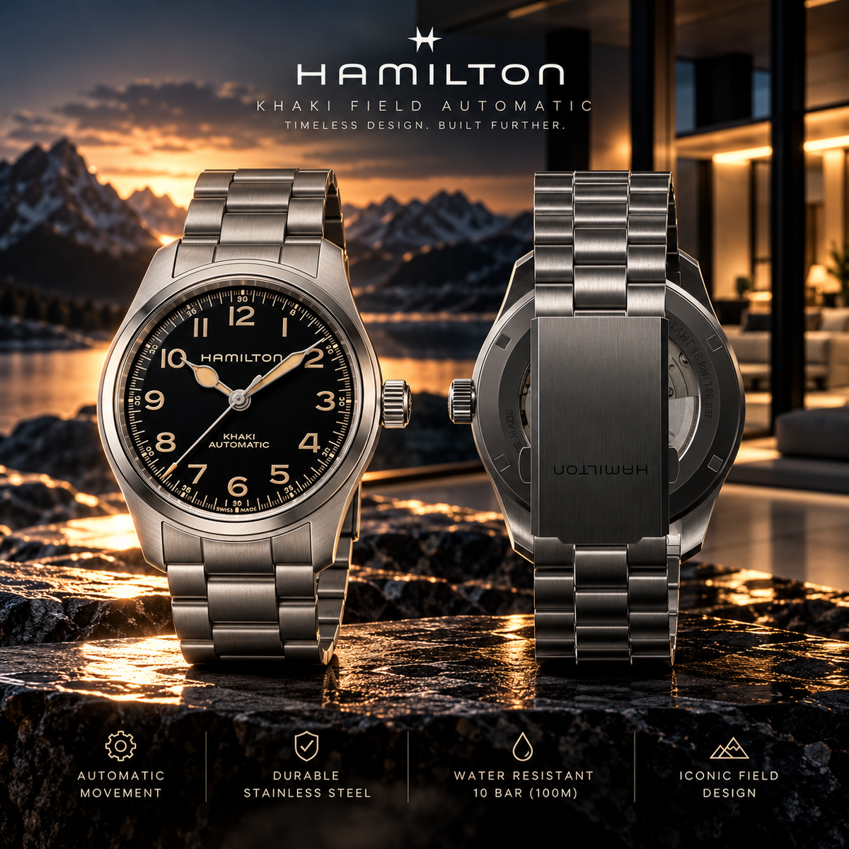 Hamilton Silver Watch