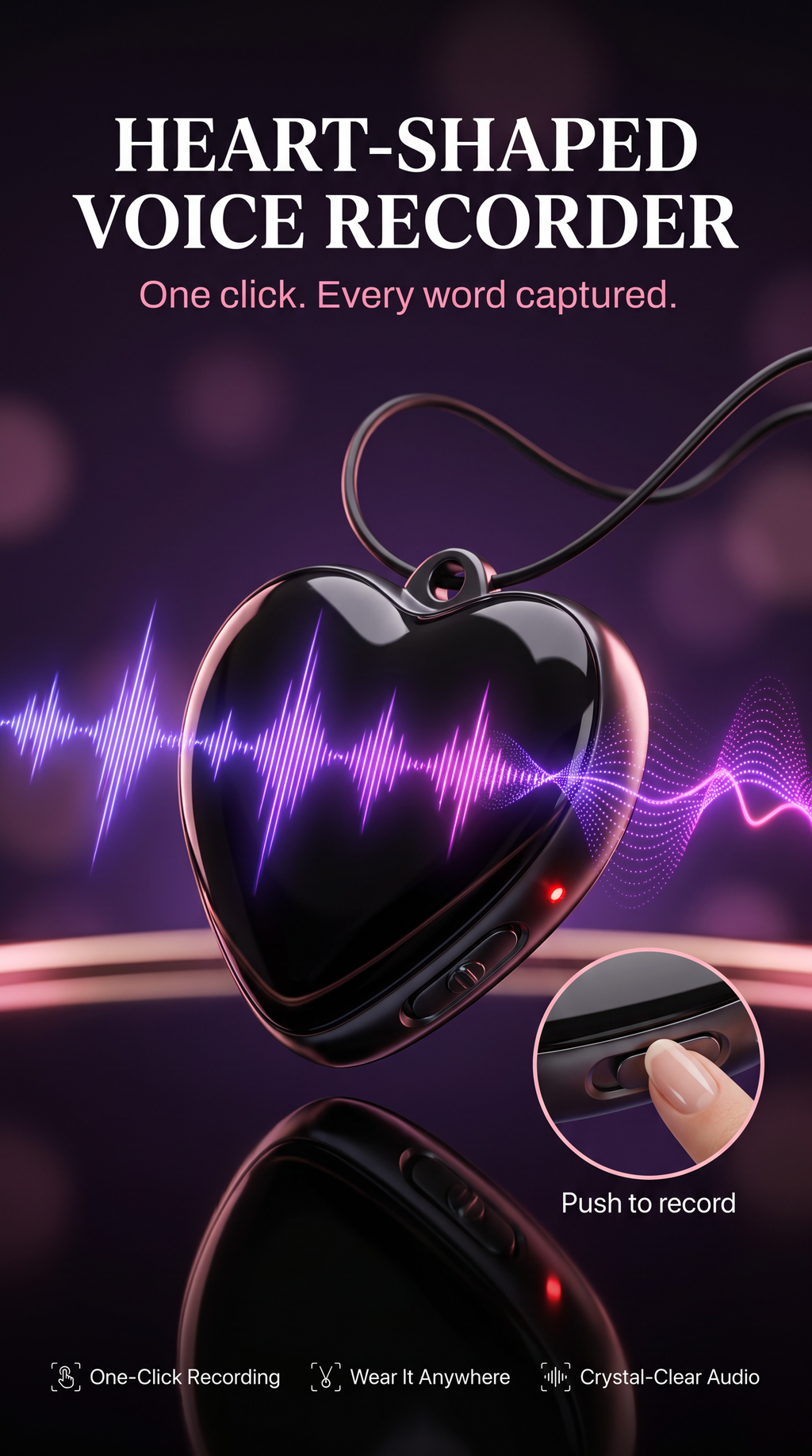 Heart shaped Voice Recorder
