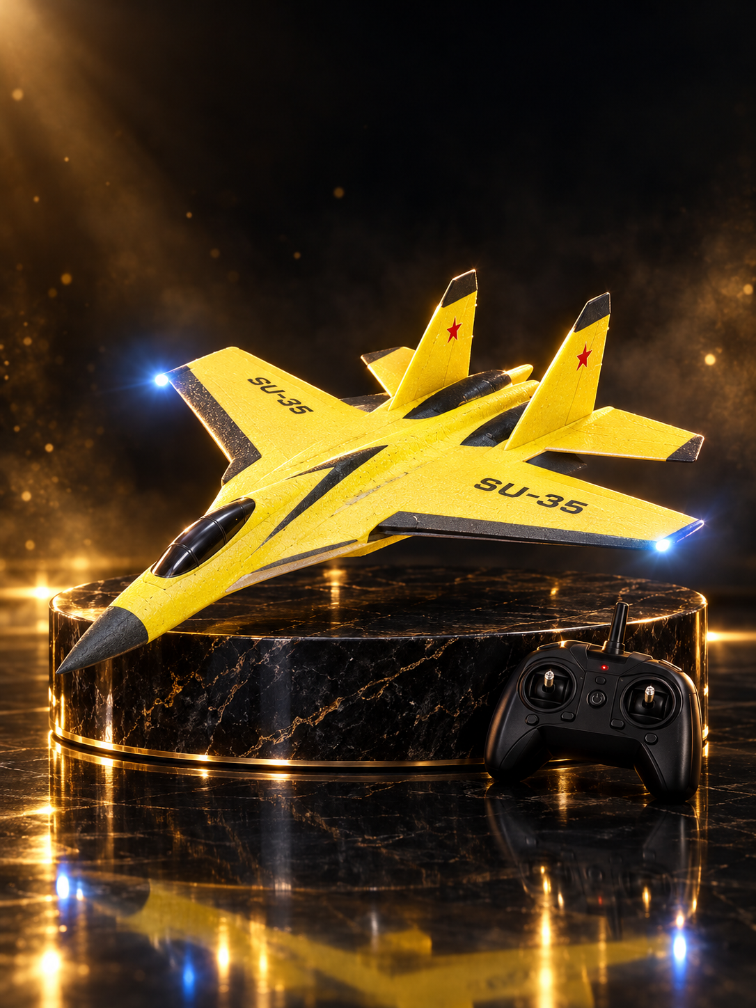 Remote Control Glider Airplane flying Model LED Aircraft for Kids and Adults.